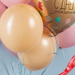 Маленькое фото 5: Композиция из 9 шаров с гелием «День рождения», вар. 3