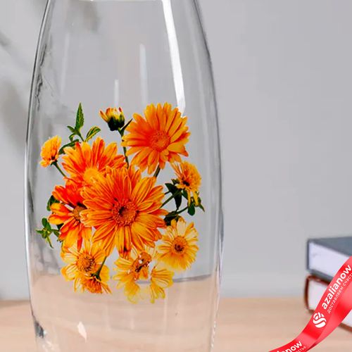 Фото 4: Ваза FLORA «Цветы», d-7.5 см, 11,5х26 см, микс