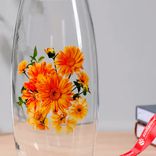 Маленькое фото 4: Ваза FLORA «Цветы», d-7.5 см, 11,5х26 см, микс