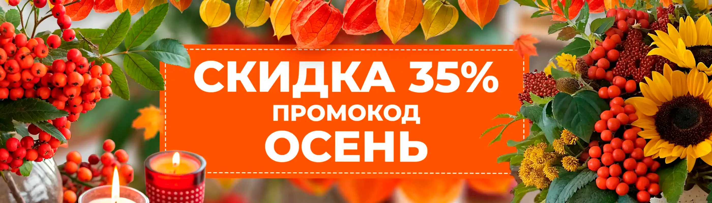 Баннер для рубрики: Осенние цветы
