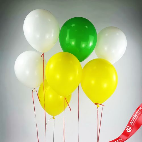 Композиция из 7 шаров с гелием, 30 см, вар. 26