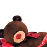 Маленькое фото 4: Игрушка «Мишка Choco лежебока в подарочной коробке», 20 см, коричневый