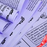 Маленькое фото 4: Пленка сиреневая жемчужная «Флористик», 60 см на 10 м