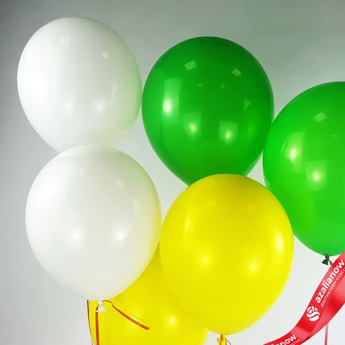 Фото 2: Композиция из 6 шаров с гелием, 30 см, вар. 3