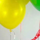 Маленькое фото 5: Композиция из 3 шаров с гелием, 30 см, желтый, зеленый
