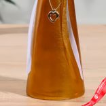 Маленькое фото 5: Ваза "Волшебные мгновения" золотой d-3,5см 7,5(дно)х15см