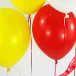 Маленькое фото 5: Композиция из 5 шаров с гелием, 30 см, вар. 26