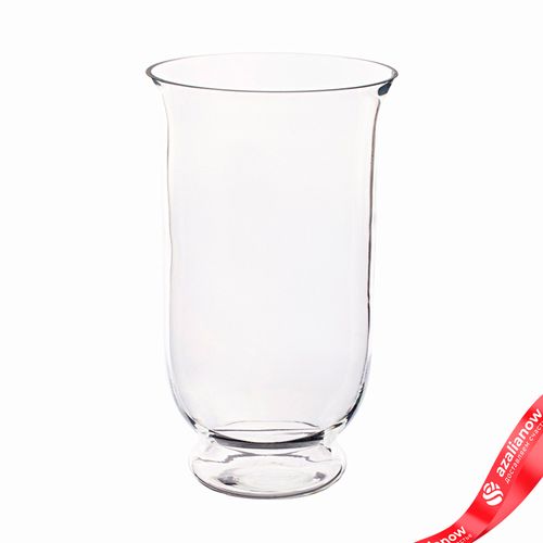 Ваза «Афина Средняя», стекло, 17,3 см x 30 см, прозрачный