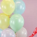 Маленькое фото 3: Композиция из 10 шаров с гелием, 30 см, ассорти