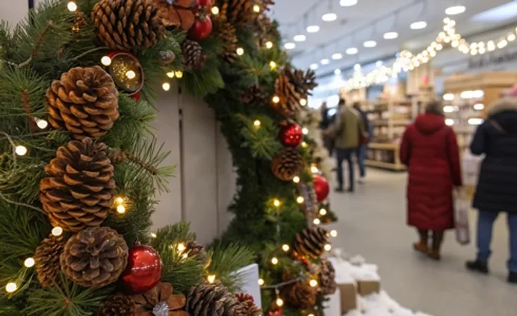 Венок крупным планом