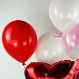 Маленькое фото 4: Композиция из 8 шаров с гелием «Сердце»