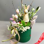 Маленькое фото 2: Композиция «Девочка зайка в саду»