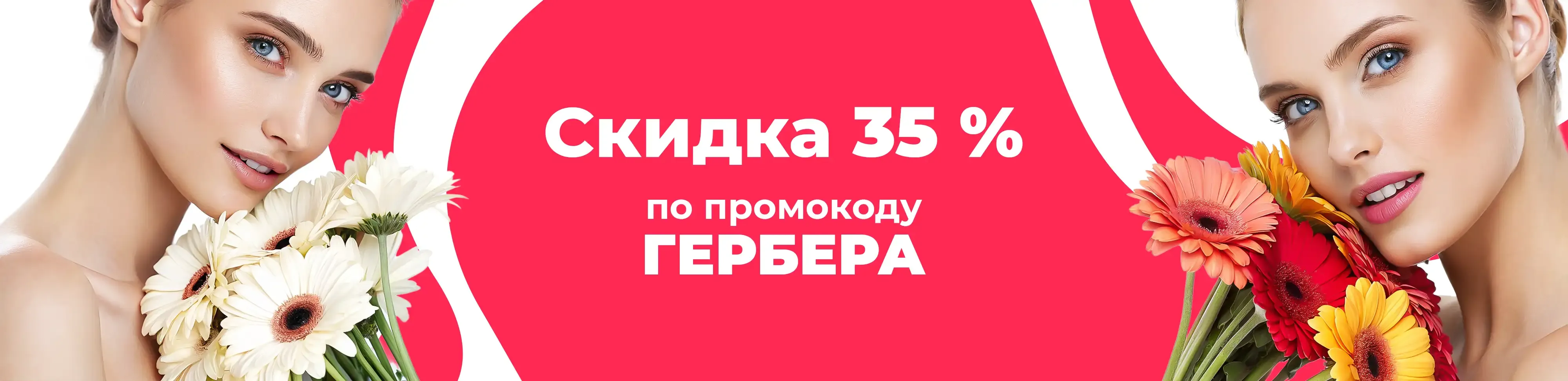 Баннер для рубрики: Герберы