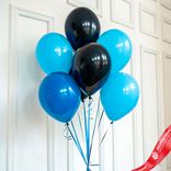 Маленькое фото 1: Композиция из 7 шаров с гелием, 30 см, вар.11