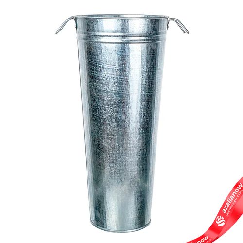 Ваза с ручками «Металл», 21 см x 50 см, серый