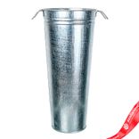 Маленькое фото 1: Ваза с ручками «Металл», 21 см x 50 см, серый