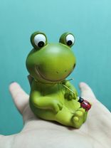 Фото флориста 1: Сувенир Лягушонок полирезин, H8,5x7x5см, зеленый