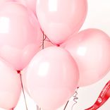 Маленькое фото 3: Композиция из 9 шаров с гелием, 30 см, розовый