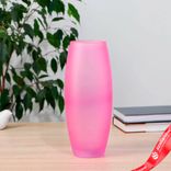 Маленькое фото 1: Ваза «Розовая», матовая, d-8 см, 10,5х26 см