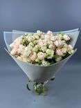 Фото флориста 2: Акция! Букет из 19 кустовых белых роз «Скучаю по тебе»