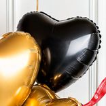 Маленькое фото 5: Композиция из 5 шаров с гелием «Сердца», вар. 3
