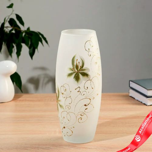 Ваза FLORA «Золотой вьюн», d-7,5 см, 11х26 см (вазы для цветов)