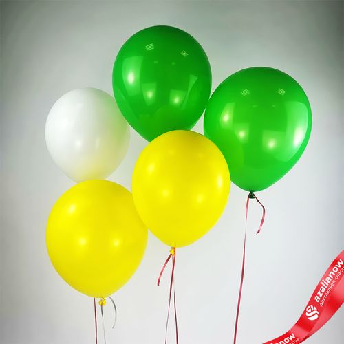 Композиция из 5 шаров с гелием, 30 см, вар. 27