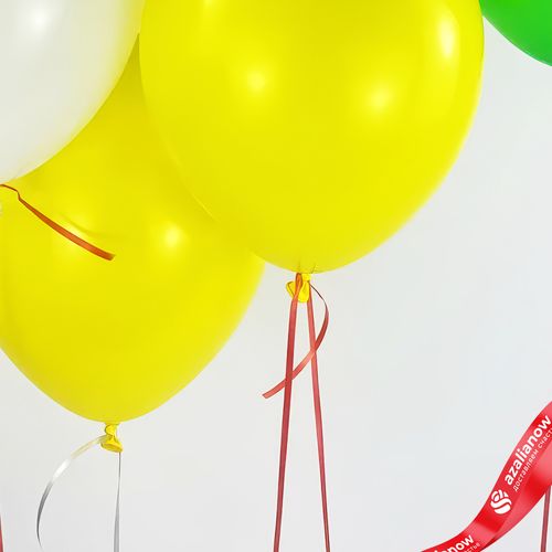 Фото 5: Композиция из 6 шаров с гелием, 30 см, вар. 3
