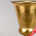 Маленькое фото 3: Ваза «Металл», 30 см x 45 см, золотой