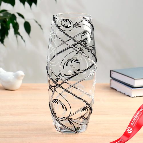 Ваза «Ажурная», винтаж, d-7,5 см, h=26 см, v=1,8 л