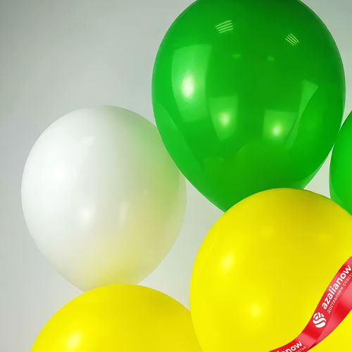 Фото 4: Композиция из 5 шаров с гелием, 30 см, вар. 27