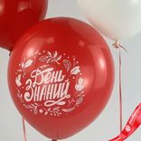 Маленькое фото 5: Композиция из 3 шаров с гелием «1 Сентября. Здравствуй школа», 30 см, вар. 9
