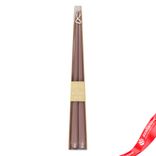 Маленькое фото 1: Свеча «Коническая набор», 2 шт., 8 часов, H 42 см x D 2,5 см, фиолетовый