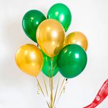 Маленькое фото 1: Композиция из 7 шаров с гелием, 30 см, вар.10