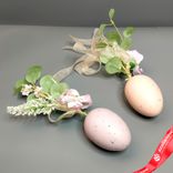 Маленькое фото 1: Украшение подвесное с яйцами, 44см, розовый