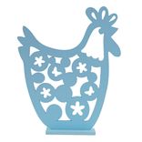 Маленькое фото 1: Сувенир Курица, 20х17см, голубой