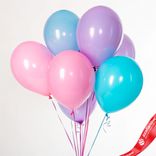 Маленькое фото 1: Композиция из 7 шаров с гелием, 30 см, вар.4