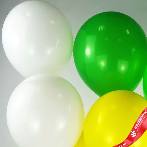 Фото 4: Композиция из 6 шаров с гелием, 30 см, вар. 3
