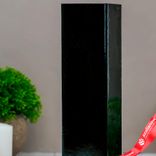 Маленькое фото 2: Ваза «Пять вечеров», черная глянцевая, прямая, 21х5,5х5,5 см, 0.33 л