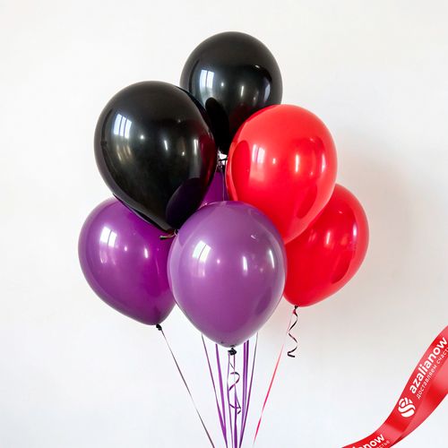 Композиция из 7 шаров с гелием, 30 см, вар.9