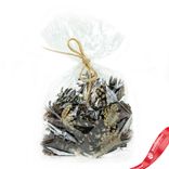 Маленькое фото 1: Набор шишек сосновых 30шт., 3-5см, натуральный