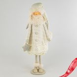 Маленькое фото 1: Сувенир Девочка, Н75х21х18см, белый