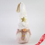 Маленькое фото 3: Сувенир Гном, H25х8х8см, в асс., розовый