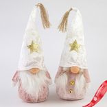 Маленькое фото 1: Сувенир Гном, H25х8х8см, в асс., розовый