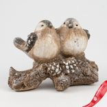 Маленькое фото 1: Сувенир Птички на ветке (полирезин), Н10х13,5х8см, коричневый