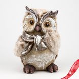 Маленькое фото 1: Сувенир Сова (полирезин), Н20х13,5х10,5см, коричневый