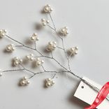 Маленькое фото 1: Вставка с жемчугом, Н20см, белый
