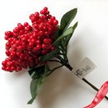 Маленькое фото 2: Ягоды на вставке, 13см, красный
