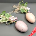 Маленькое фото 2: Украшение подвесное с яйцами, 44см, розовый