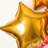 Маленькое фото 5: Шары с гелием «Звезда», золото, 3 шт, 48 см